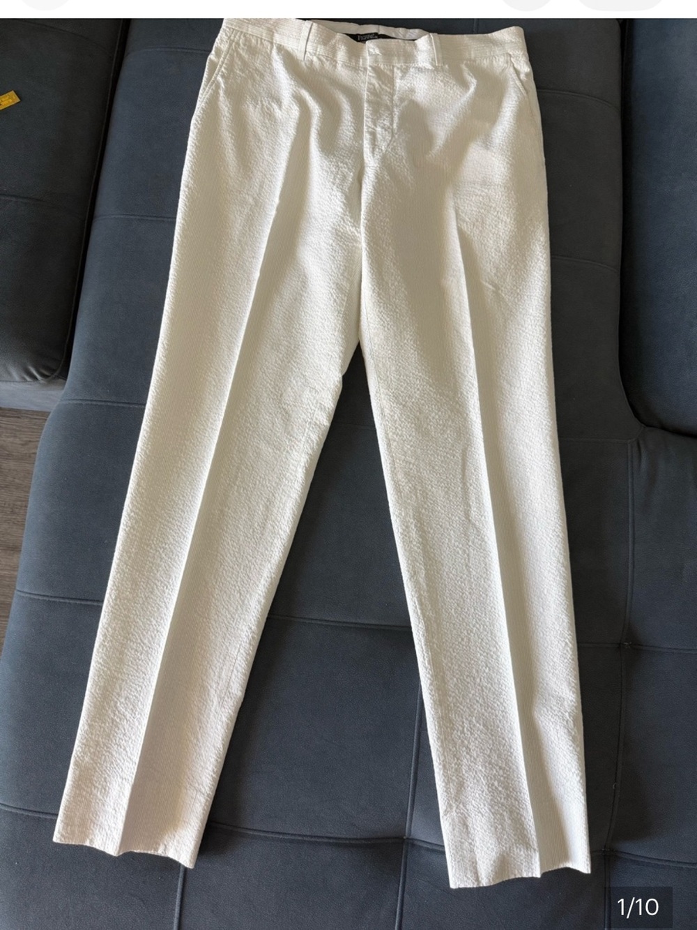 Authentic Gianfranco Ferré Cream Dress Pants • Old Money Style • Italian Designe